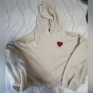 Polly & Ester cropped hoodie, size Small